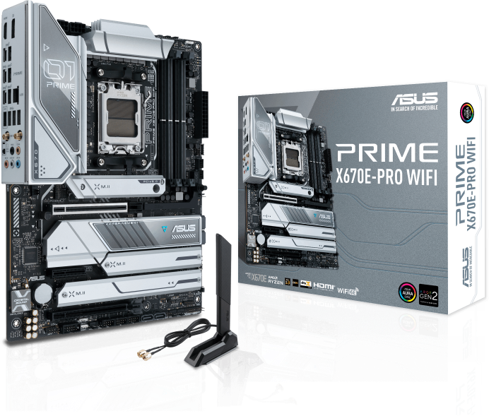 Imagen del Asus M/B ASUS PRIME X670E-PRO WIFI AM5 X670E