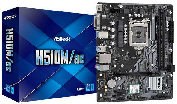 Imagen del 10Th 11Th Intel GbE LAN, Anti-Sulfur Resistor (H510M K V2). LGA1200 H510