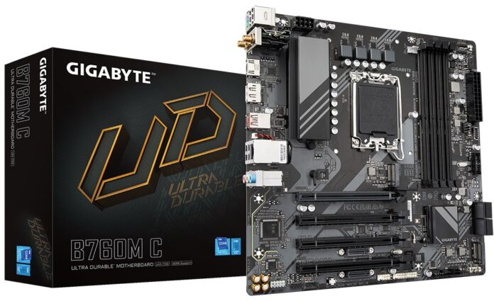 Imagen del Gigabyte X670 AORUS ELITE AX, Tarjeta Madre AMD X670, 4 * , Audio 7.1-channel, 2.5GbE LAN, Wi-Fi 6E, Bluetooth, PCI Express, M.2, SATA, RAID, HDMI, USB 3.2, SB Type-C, ATX. AM5 X670