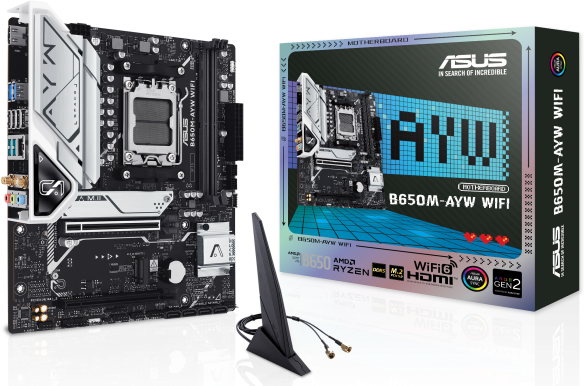 Imagen del Asus B650M -AYW WiFi AM5 B650