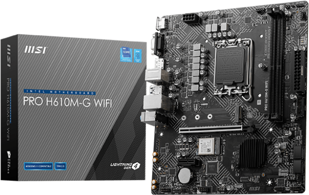 Imagen del MSI PRO H610M-G WIFI LGA1700 H610