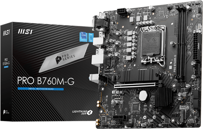 Imagen del MSI PRO B760M-G LGA1700 B760