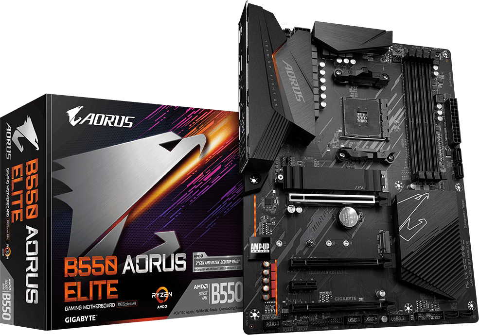 Imagen del Gigabyte B550 Gaming X V2 AM4 B550
