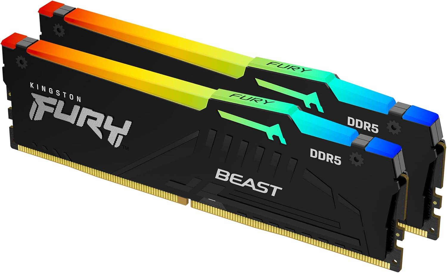Imagen del Kingston Kingston Fury Beast RGB 16GB 6000MT/s DDR5 CL36 DIMM (KF560C36BBE2A-16)