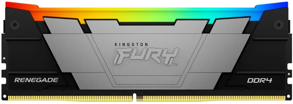 Imagen del Kingston DIMM 8 GB - DDR4 3200 MHZ - Kingston FURY Renegade RGB Black (KF432C16RB2A/8)