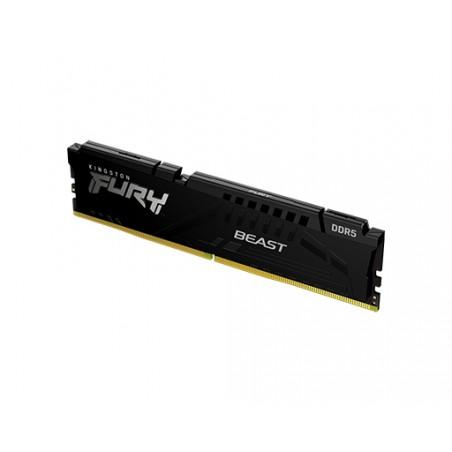 Kingston 16GB DDR5 5600MT Fury Beast BLACK con disipador 1.25v Expo KF556C36BBE-16 DIMM