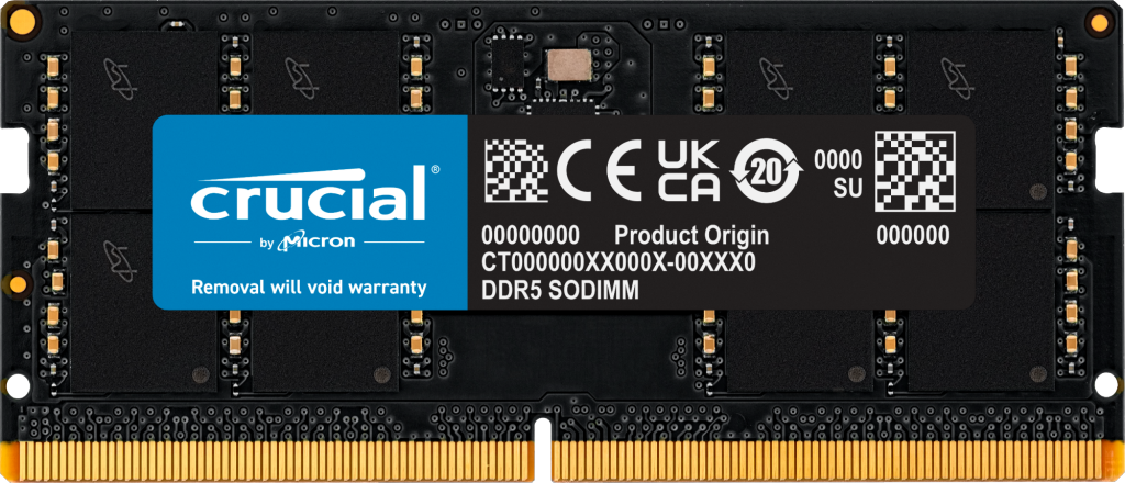 Imagen del Memoria RAM Crucial 48GB DDR5 5600MHz SODIMM