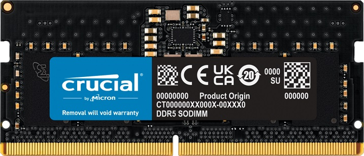 Imagen del Crucial Memoria RAM 8GB DDR5 5600 SODIMM 1.1v