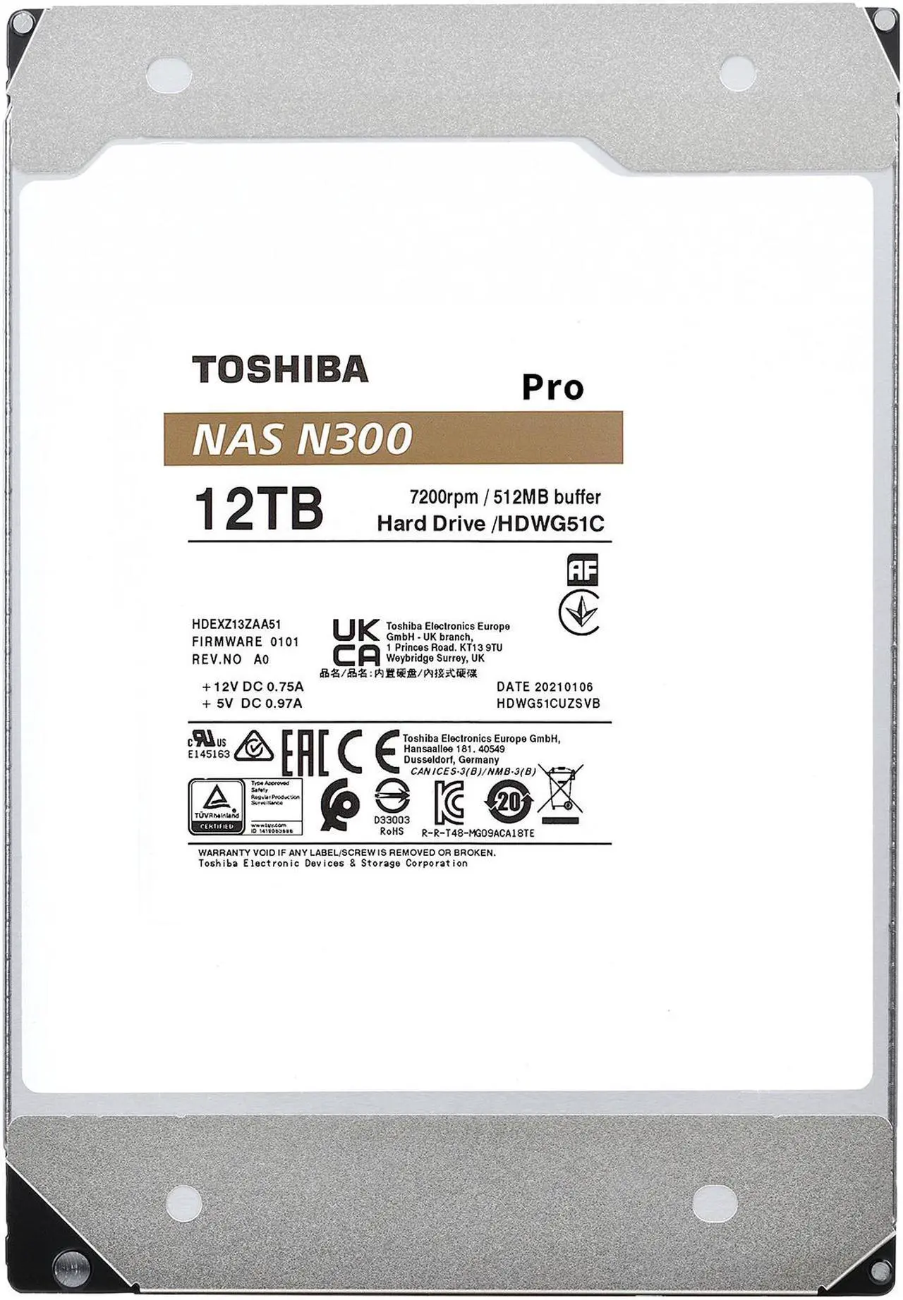 Toshiba N300PRO 12TB