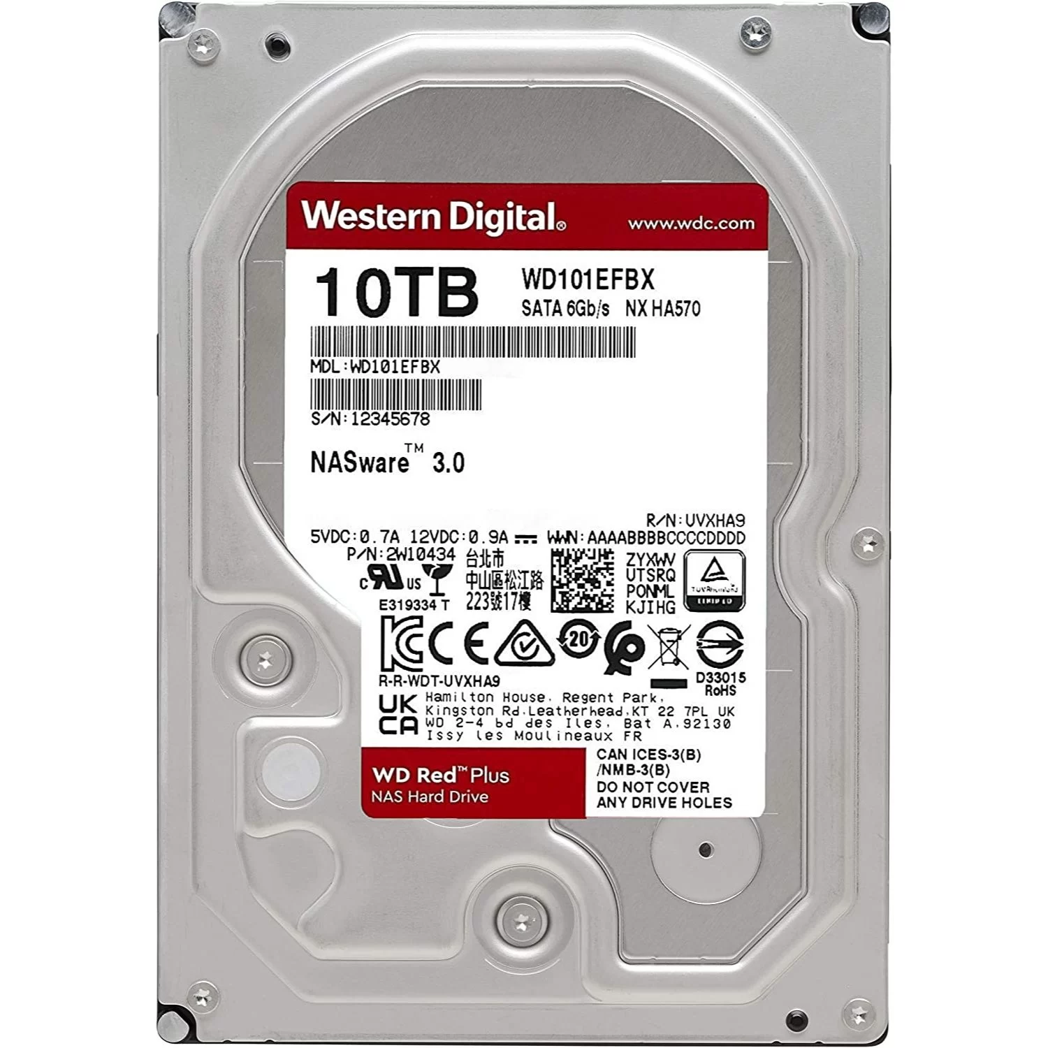 Imagen del Western Digital 10TB