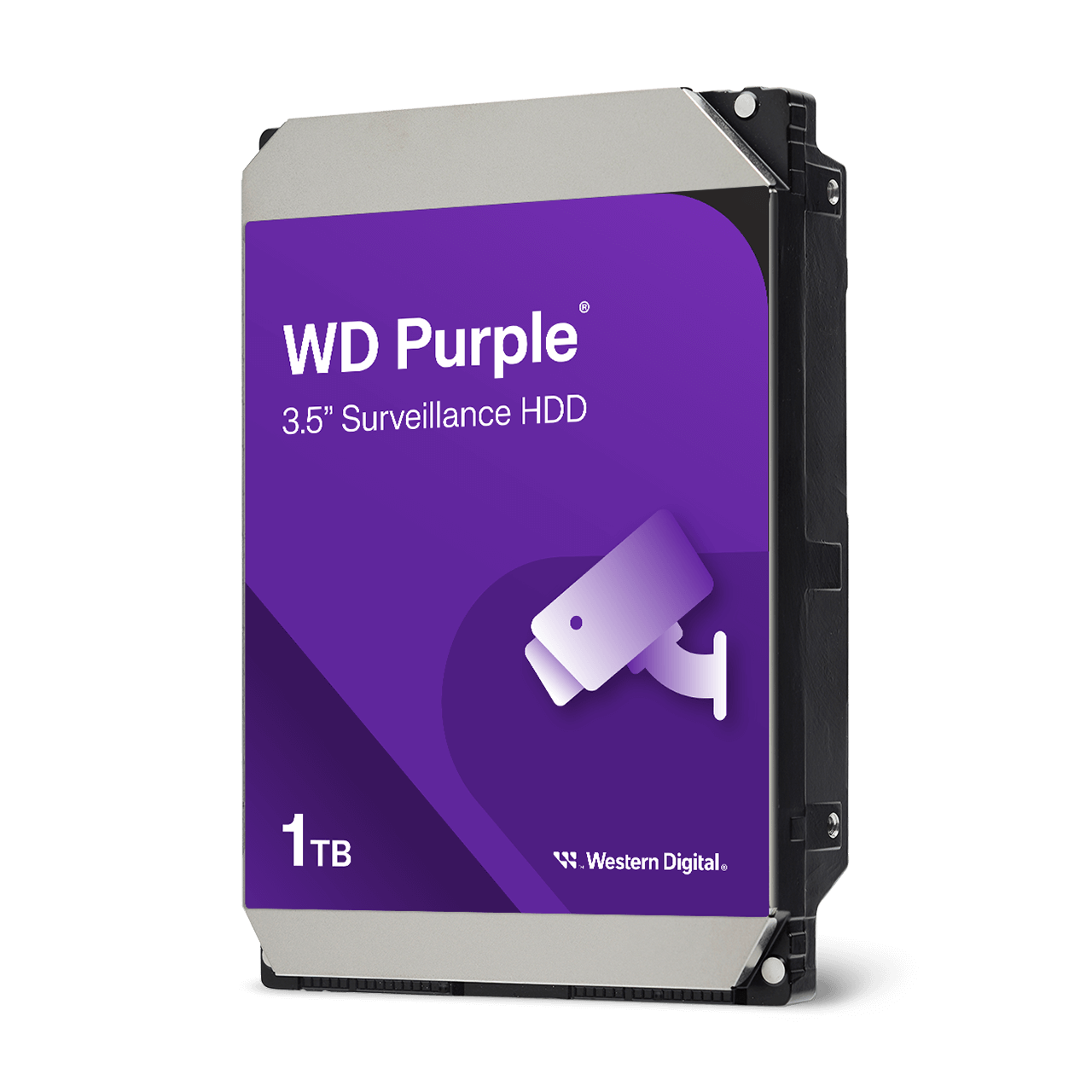 Western Digital Disco Duro de Videovigilancia 1TB WD Purple, 3.5\", 5400RPM, SATA 6Gb/s, Cache 64MB 1TB 5400RPM 3.5"
