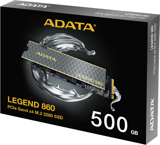 Imagen del Adata SSD M.2 (2280) - 500 GB - Adata Legend 860 - NVME PCIe 4.0 x4 500GB PCIe 4.0