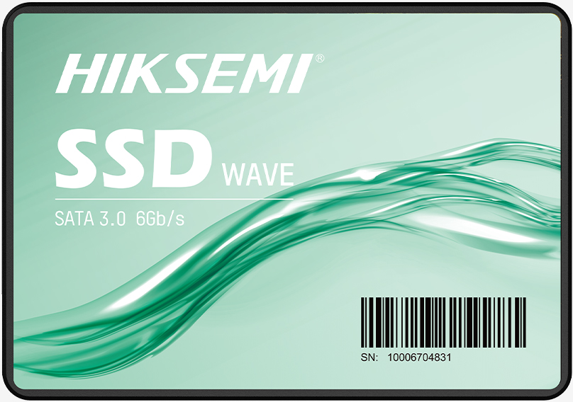 Imagen del Hiksemi Wave 240GB SSD 2.5", SATA III, 3D NAND, Lectura 460 MB/s, Escritura 360 MB/s (HS-SSD-WAVE(S) 240G). 240GB SATA III