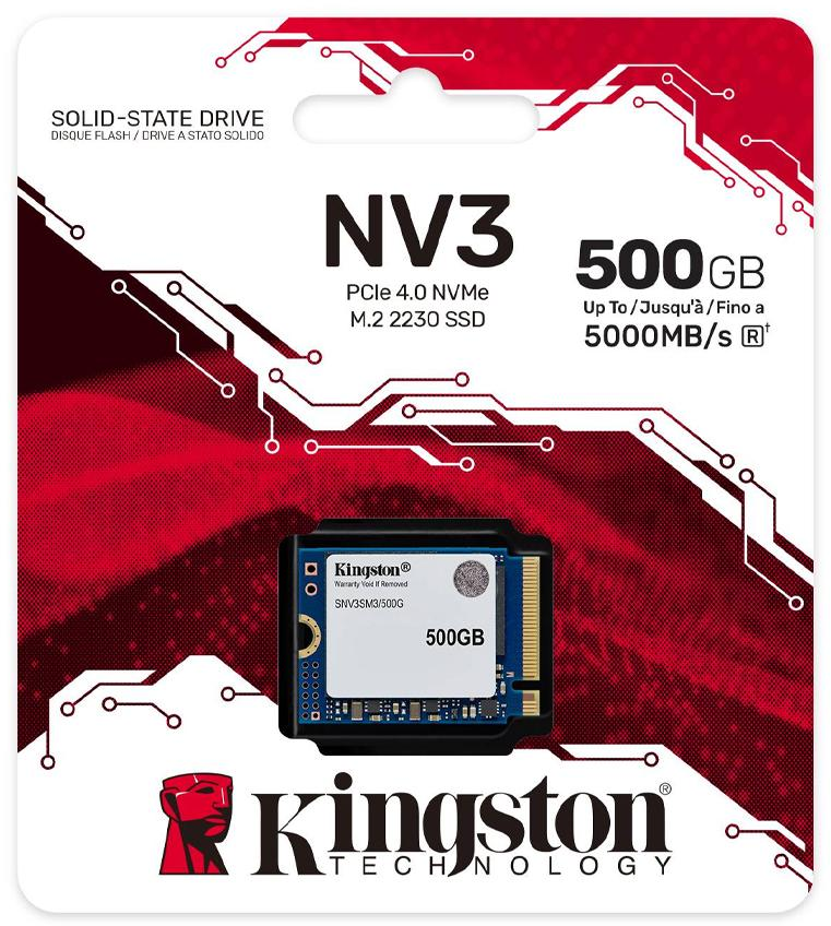 Imagen del Kingston Nv3 500GB PCIe 4.0