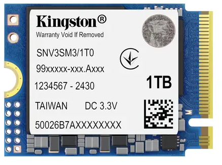 Imagen del Kingston Nv3 1TB PCIe 4.0