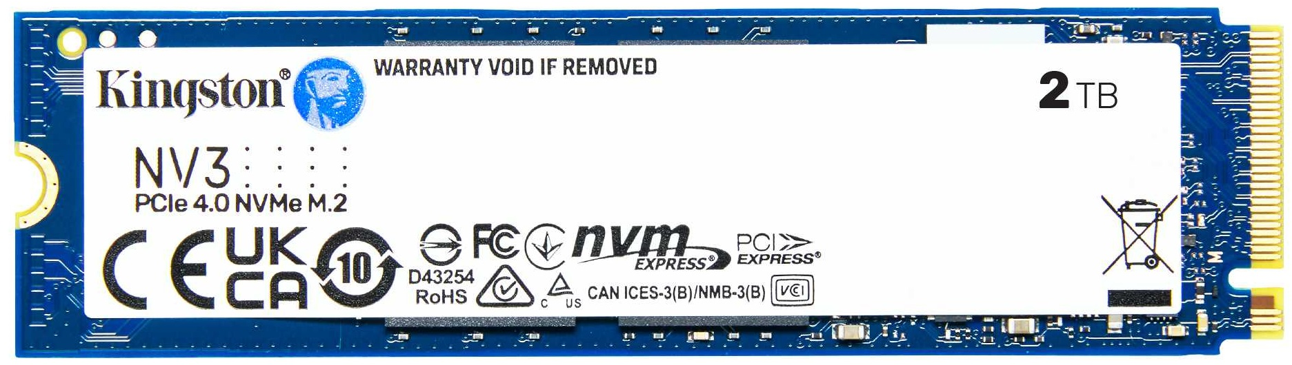 Imagen del Kingston Nv3 2TB PCIe 4.0