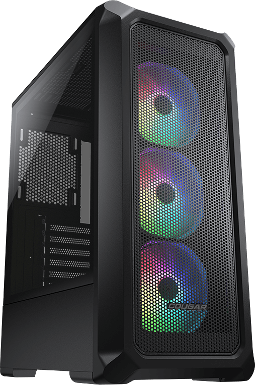 COUGAR - Cougar Archon 2 RGB - S/Fuente - ATX - Blanco - Incluye 3 fan 120 mm frontales ATX