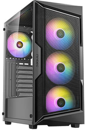 ANTEC - Antec AX61 Elite - S/Fuente - ATX - Negro - Incluye 3 FAN 120mm Frontales RGB + 1 FAN 120mm Trasero ATX