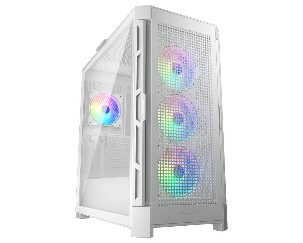 Imagen del COUGAR - Cougar DUOFACE PRO RGB - S/Fuente - E-ATX - Blanco - Incluye 4 ventiladores 120 mm RGB, 3 frontal, 1 posterior E-ATX