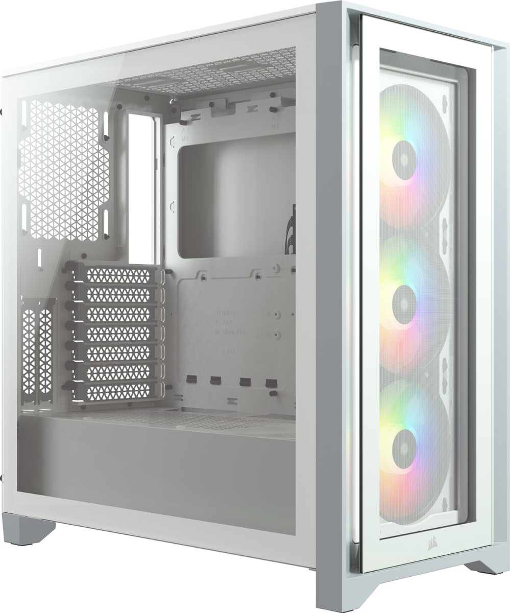 CORSAIR iCUE 4000X WHITE ATX