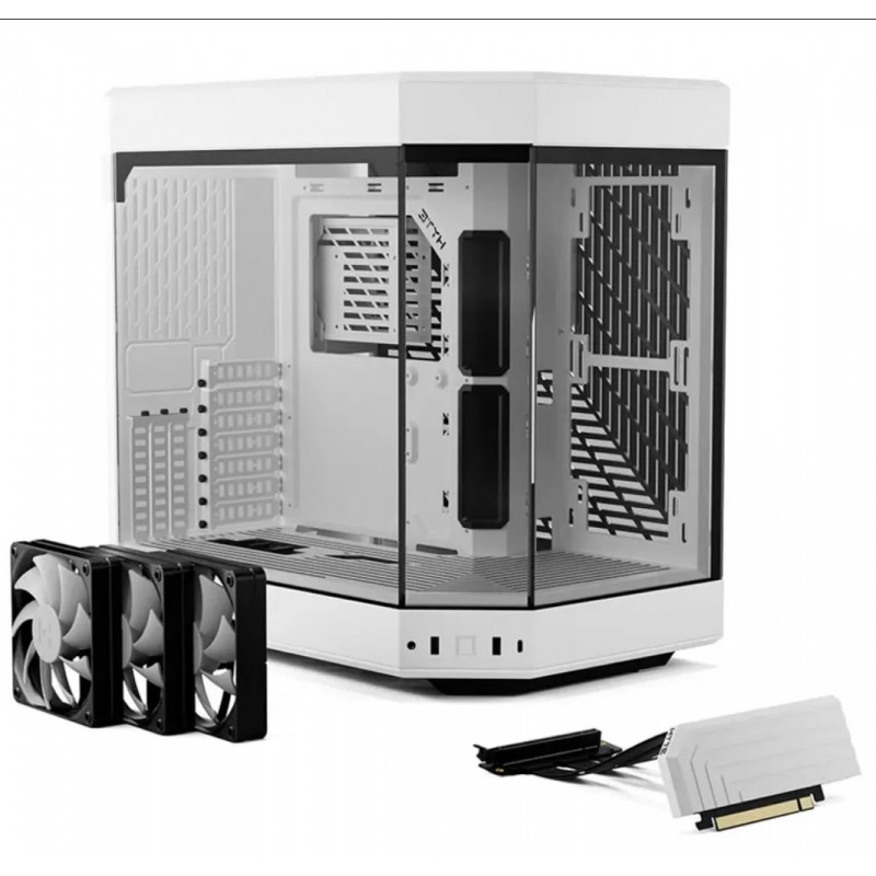 HYTE Y60 SNOW WHITE 3x 120mm Incluido PCIE 4.0 Riser Cable CS-HYTE-Y60-WW ATX