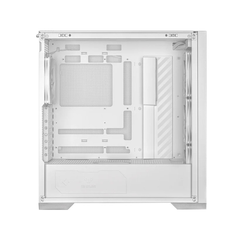 ASUS TUF Gaming GT302 ARGB White EATX ARGB 4x140mm Fan Reverse MB compatible E-ATX
