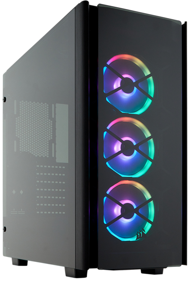CORSAIR Obsidian Series 500D RGB SE Premium Black Mid Tower 3 Fans incluídos CC-9011139-WW ATX