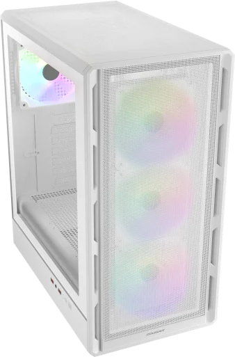 Imagen del COUGAR AIRFACE PURE RGB WHITE 4 ventiladores 120 mm RGB incluidos ATX