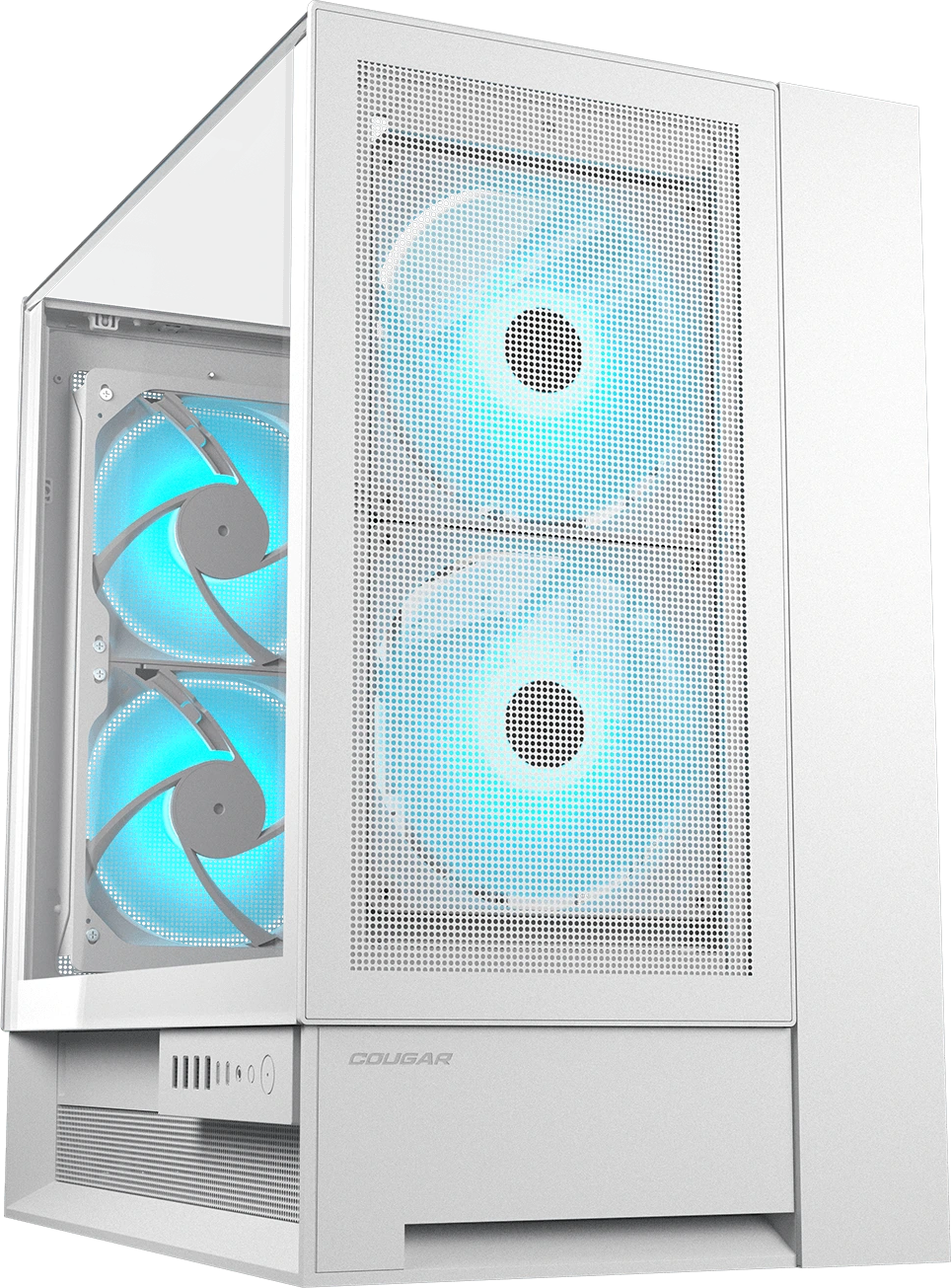 COUGAR OMNYX White 4 ventiladores 160 mm ARGB incluidos ATX
