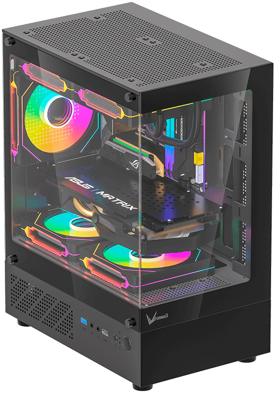 Imagen del Formula Crystal Z1CM PLUS Black AR ATX
