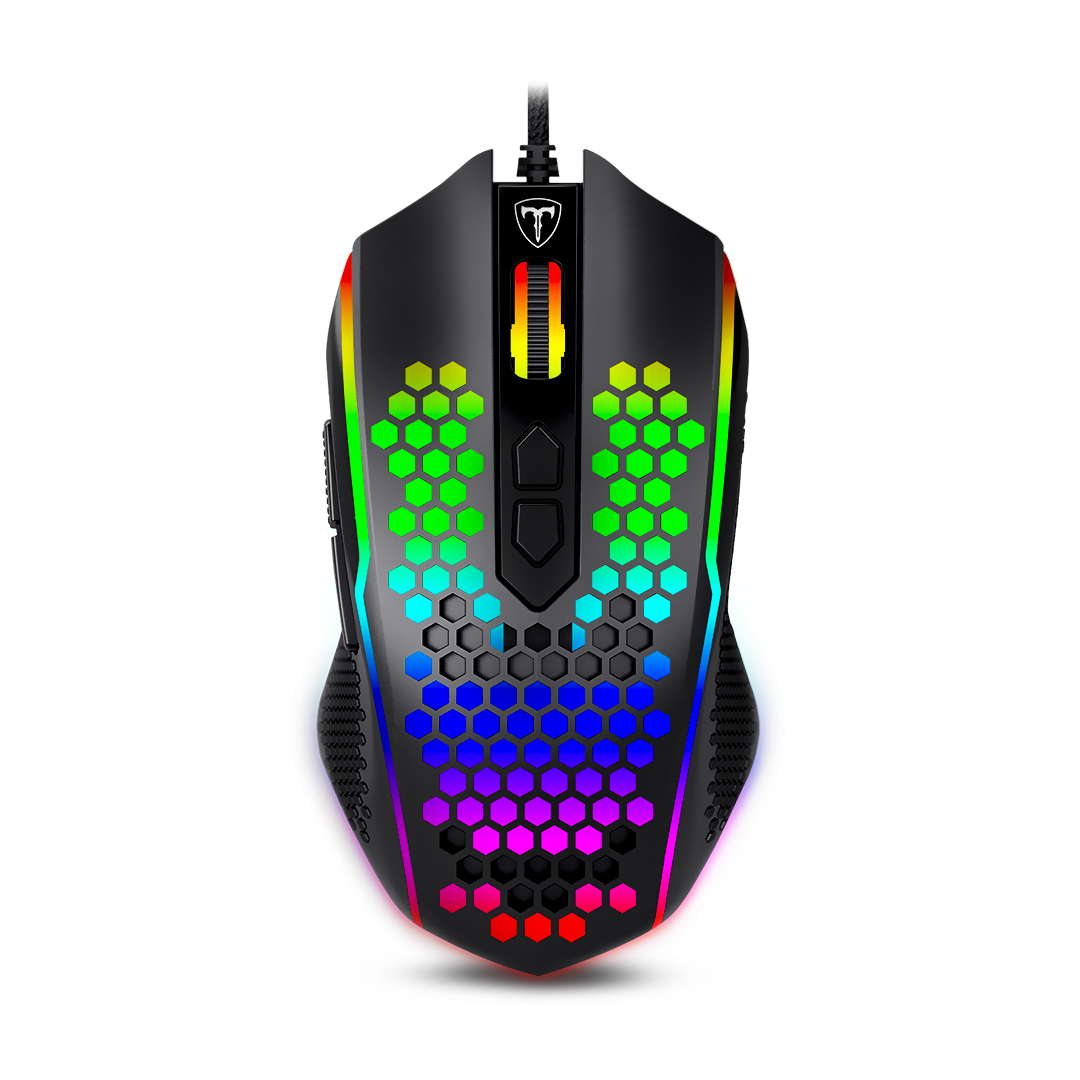 T-Dagger Mouse  Imperial Lite, T-TGM310-LIT, Negro