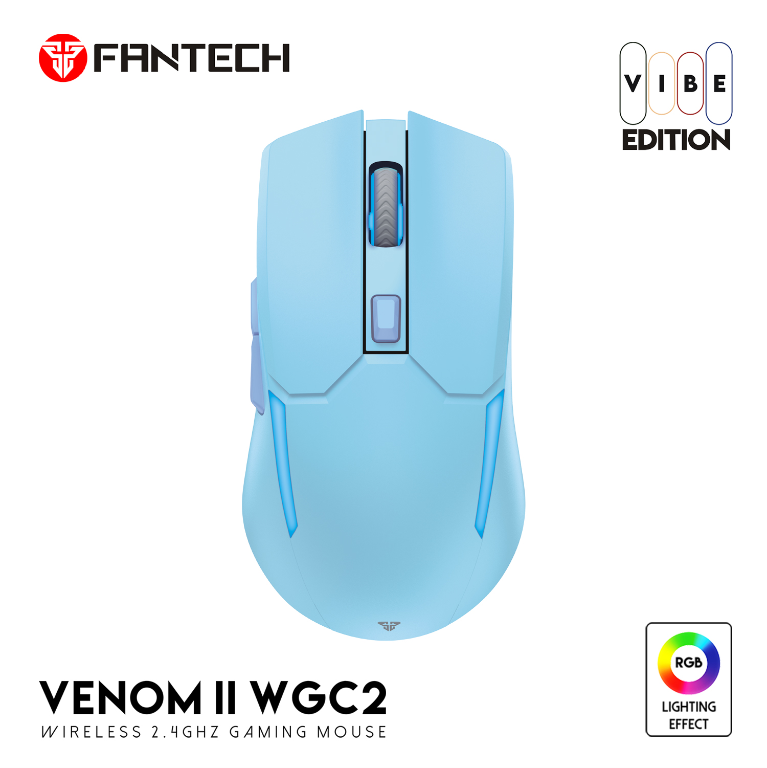 Fantech Mouse Gamer  Venom II VIBE WGC2 Wireless wireless