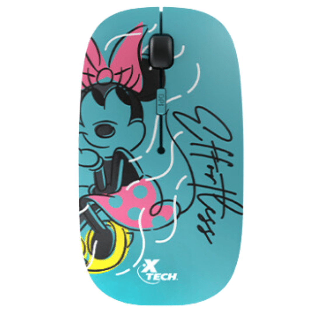 Xtech Mouse inalámbrico  - XTM-D340MM - Aqua - Disney Mi Inalámbrico