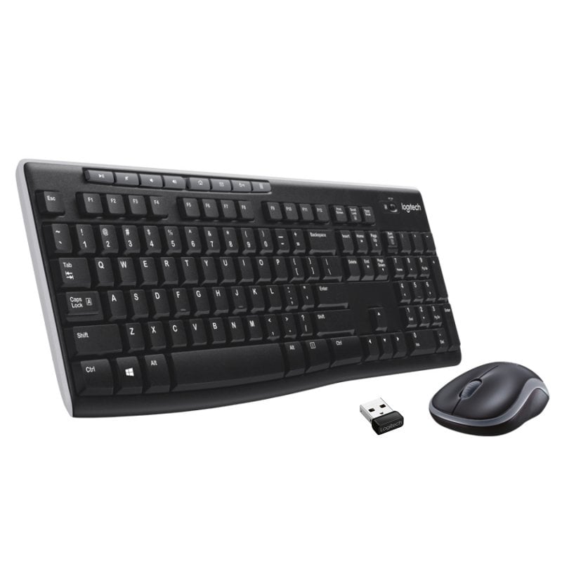 Logitech Wireless Combo MK270 - Juego de teclado y ratón -  Inalámbrico