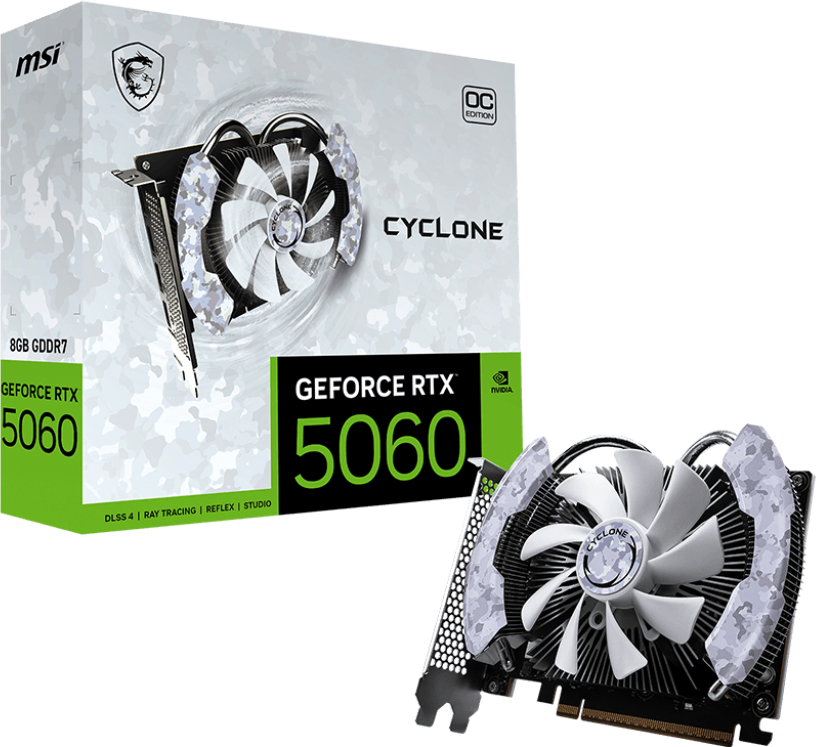Imagen del MSI Geforce RTX 5060 TI 16G Ventus OC