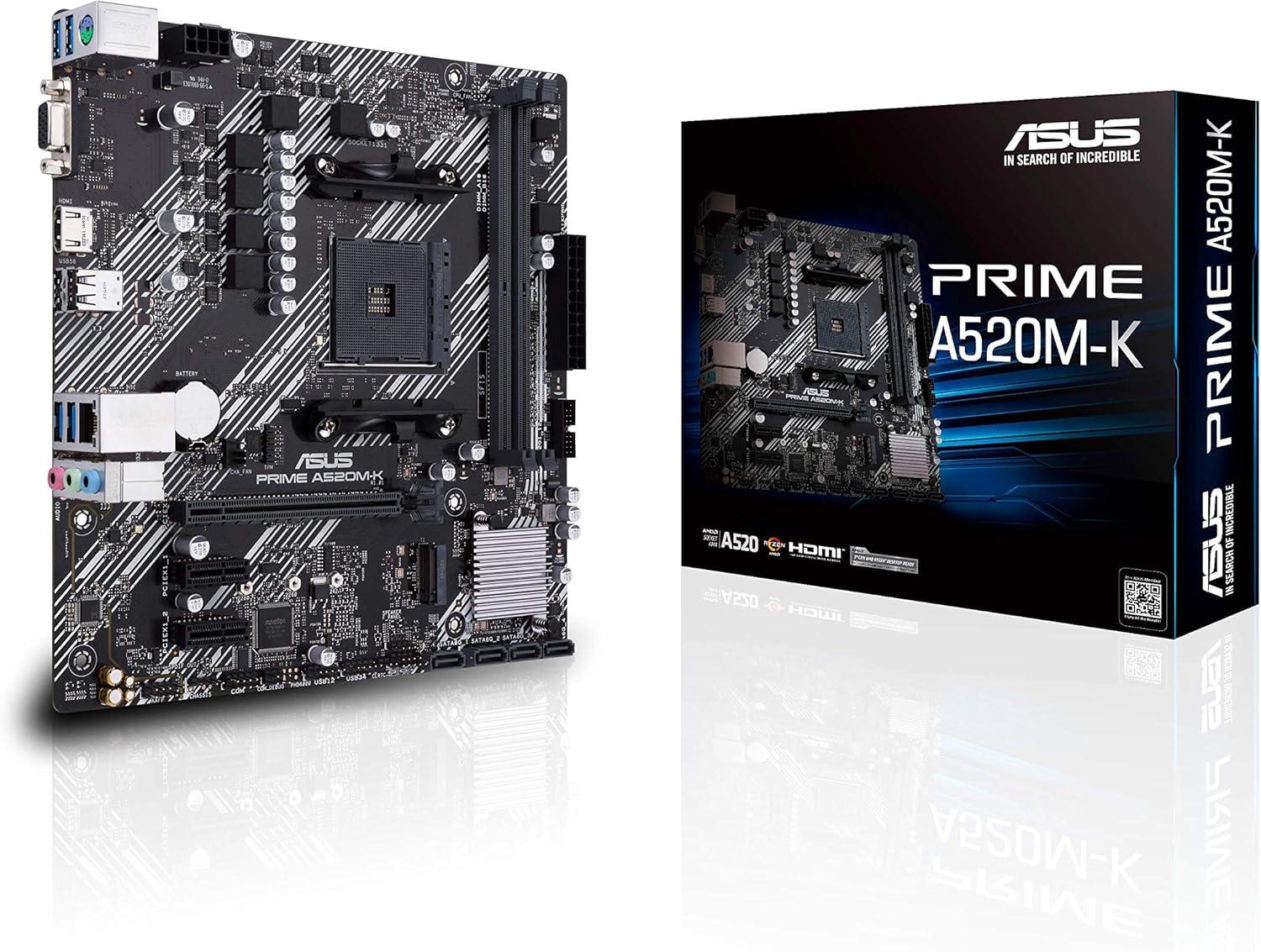 Asus PRIME A520M-K AM4 A520