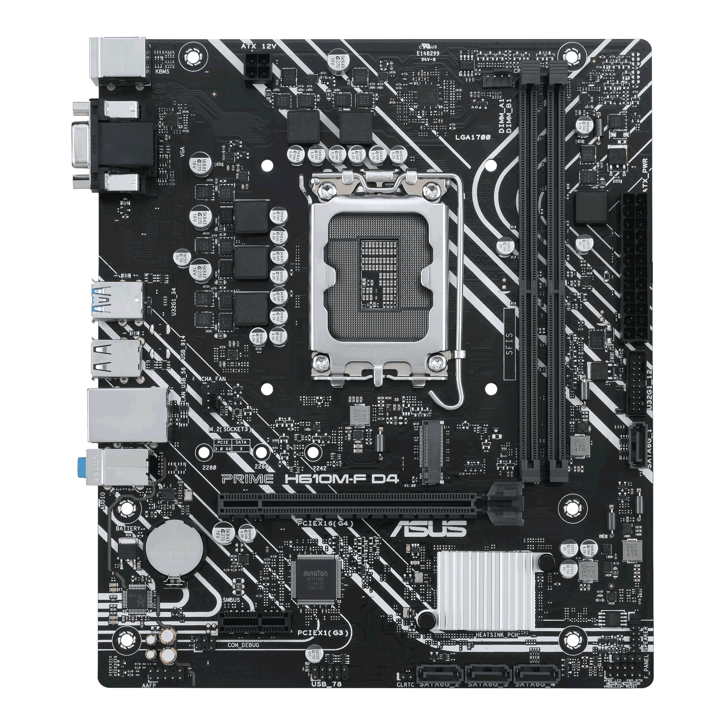Asus PRIME H610M-F D4 R2.0 ( , , Micro ATX, M.2) [PRIME-H610M-F-D4-R2.0] LGA1700 H610