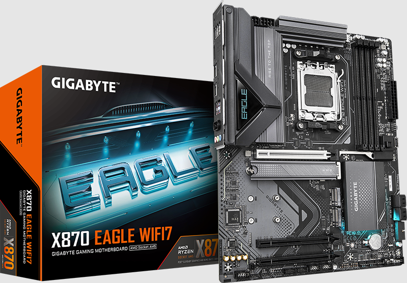 Imagen del Gigabyte X870 EAGLE WIFI7 AM5 X870