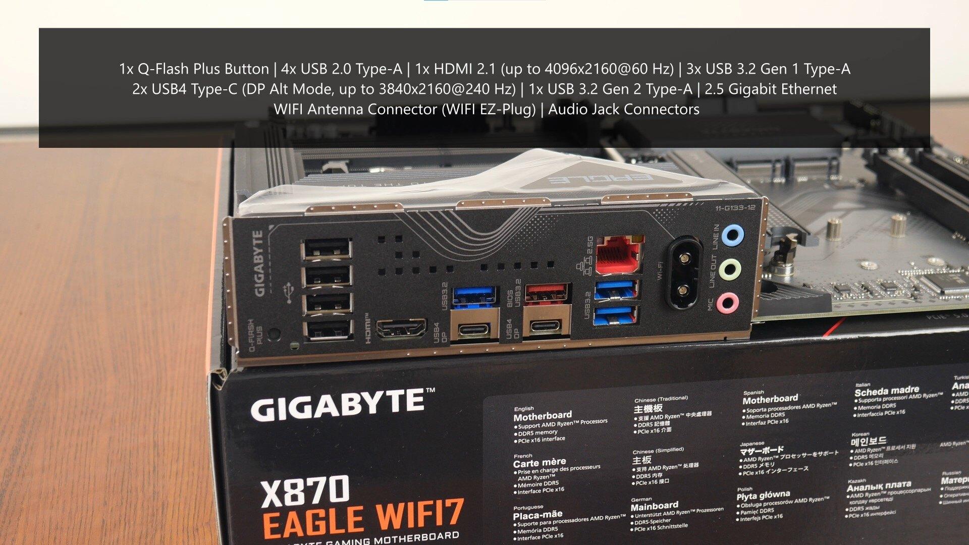 Gigabyte X870 EAGLE WIFI7 AM5 X870