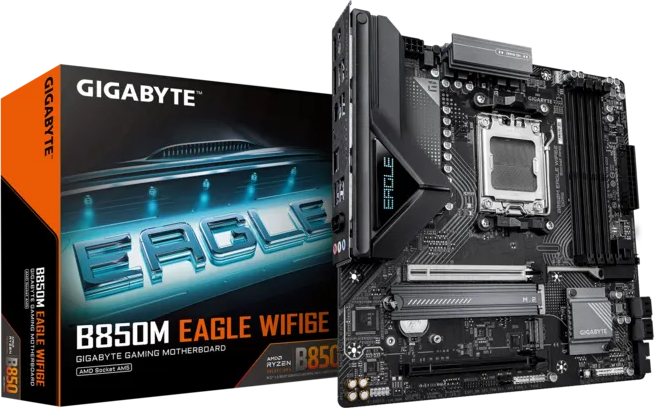 Imagen del Gigabyte B850M EAGLE WIFI6E AM5 B850