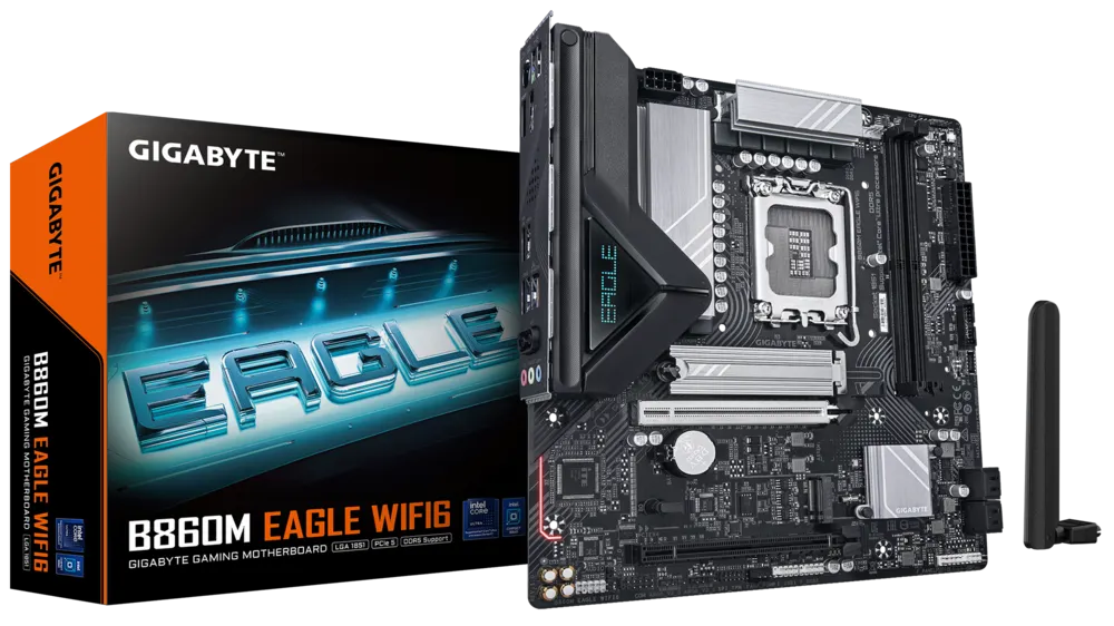 Imagen del Gigabyte B860M GAMING WIFI6 LGA1851 B860