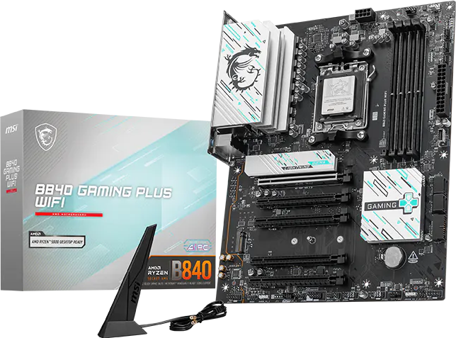 Imagen del MSI B840 GAMING PLUS WIFI ATX [B840 GAMING PLUS WIFI] AM5 B840