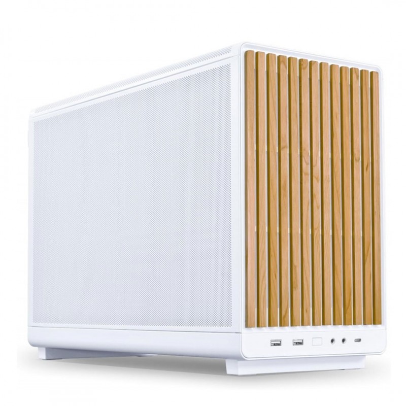 LIAN LI AIRFLOW Lian Li A3-mATX White Wood Mesh No Fan Micro ATX