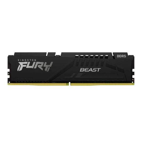 Kingston DIMM 16 GB - DDR5 5600 MT/s - Kingston FURY Beast Black - Intel XMP/AMD EXPO (KF556C36BBE-16)