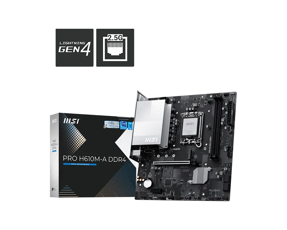 Imagen del MSI M/B MSI PRO H610M-A LGA1700 H610