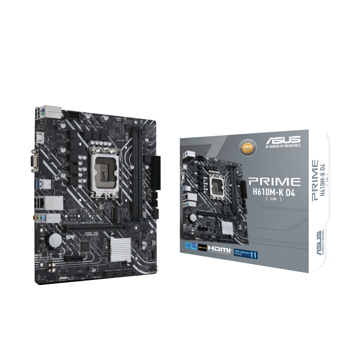 Imagen del Asus M/B ASUS PRIME H610M-K D4-CSM LGA1700 H610