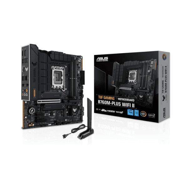 Asus TUF GAMING B760M-PLUS WIFI II Micro ATX Wi-Fi 6 [TUF GAMING B760M-PLUS WIFI II] LGA1700 B760