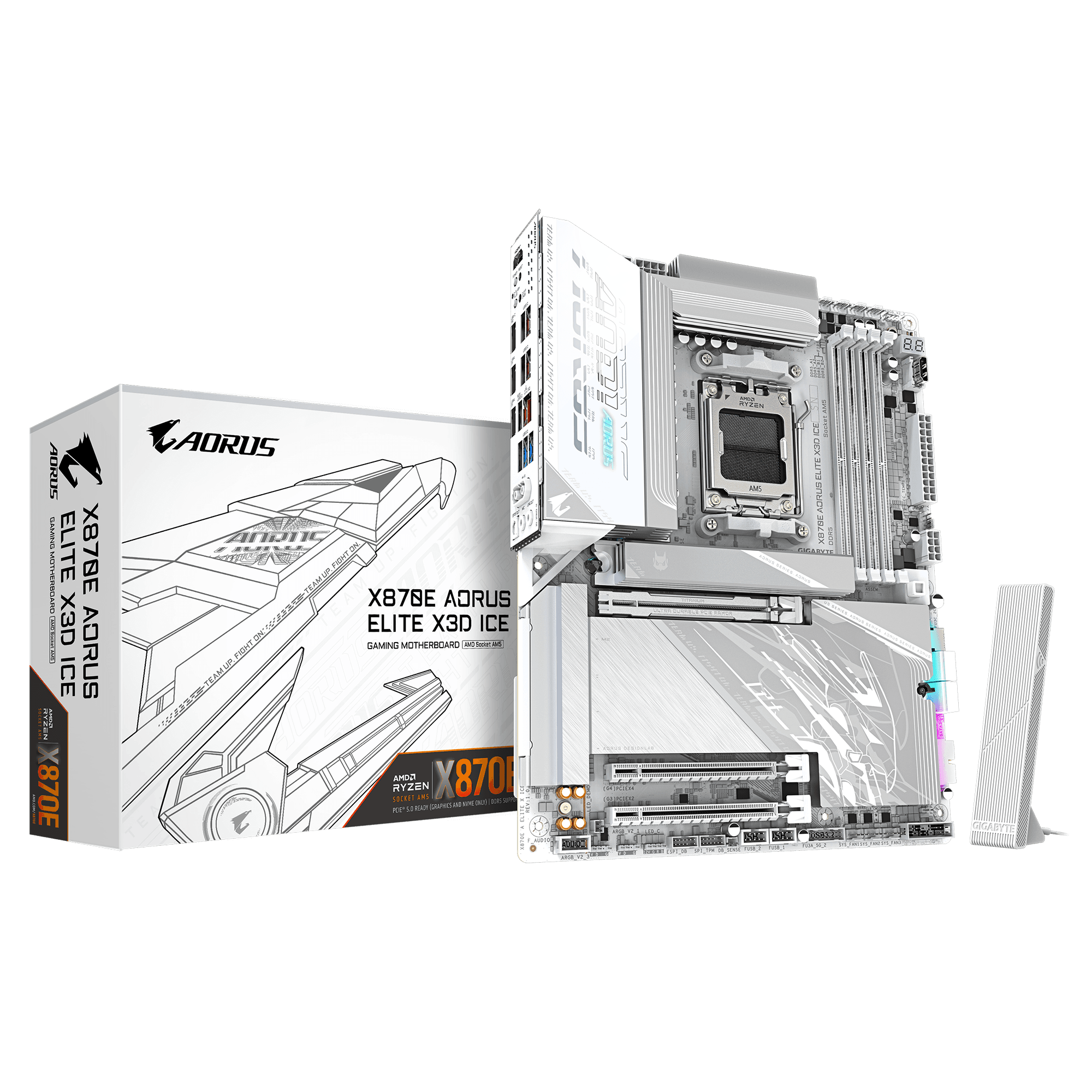 Gigabyte X870E AORUS ELITE X3D ICE AM5 X870E