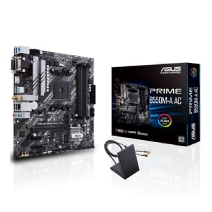 Imagen del Asus PRIME B550M-A AC(AM4, 2133/4600 MHz, microATX) AM4 B550